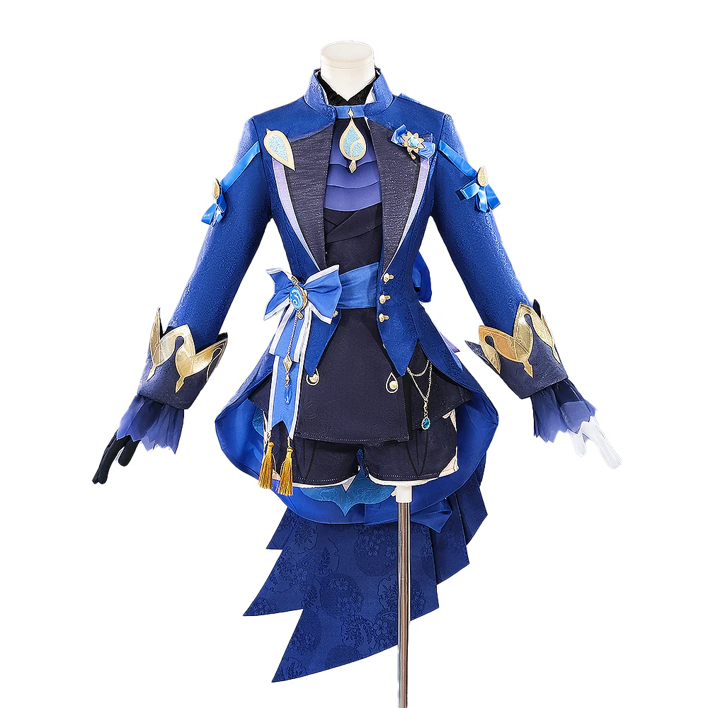 【Ready For Ship】【Size XS-3XL】DokiDoki-N Game Genshin Impact Cosplay Dark Furina Costume Fontaine Focalors - Image 5
