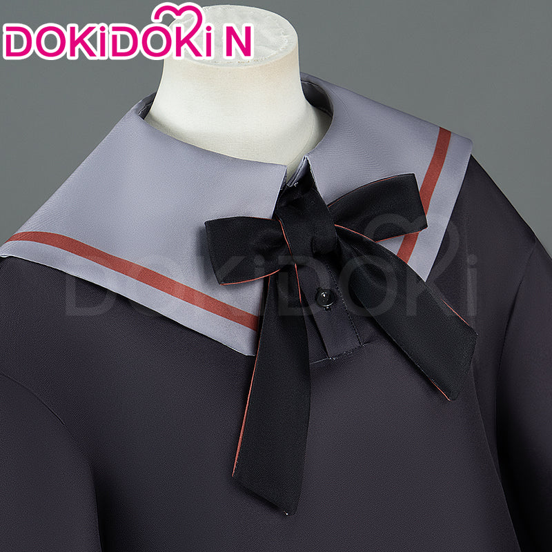 【In Stock】【Size XS-3XL】DokiDoki-N Game Genshin Impact Fontaine Fatui Harbinger Cosplay The Knave Arlecchino Childhood Ver Costume - Image 2