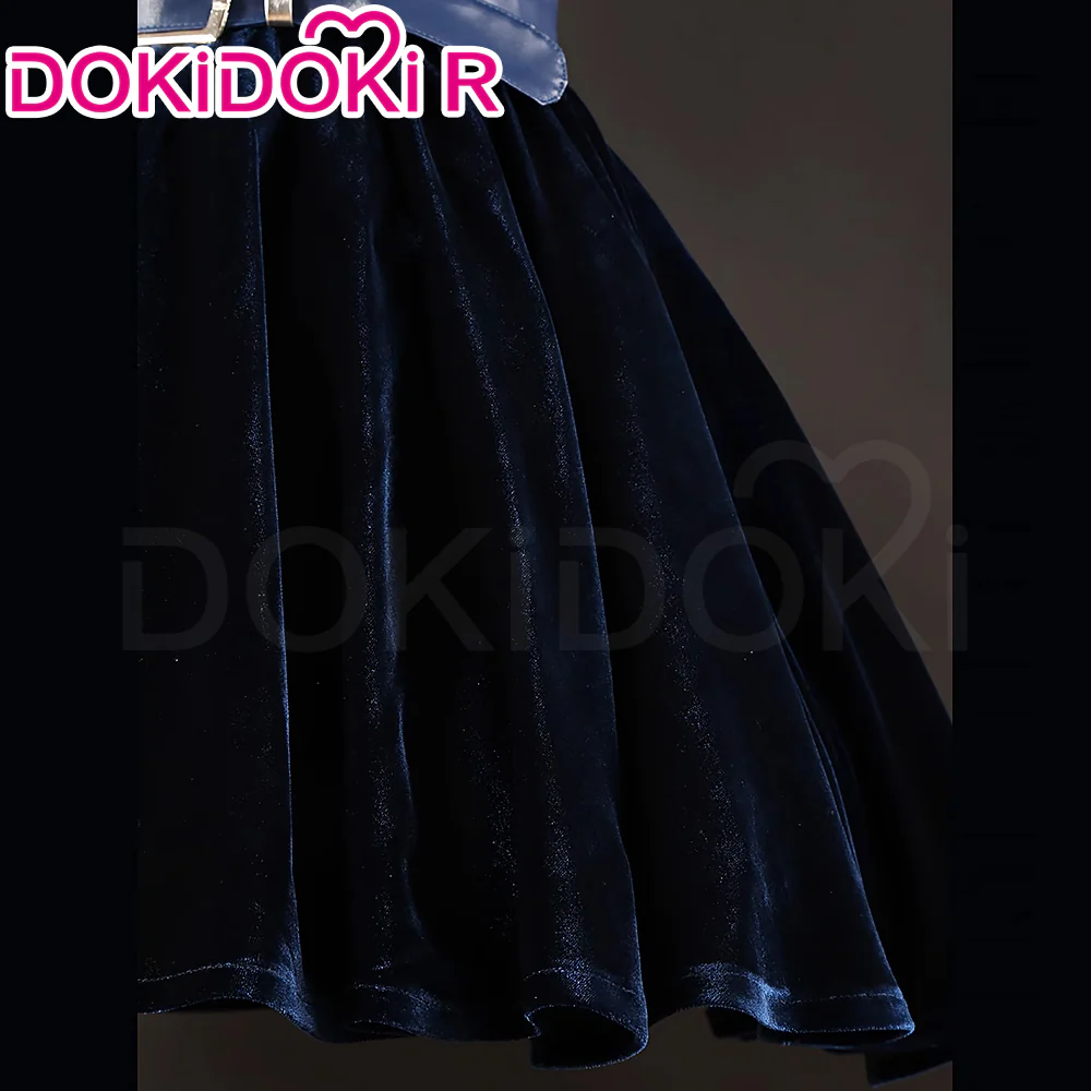 【Size XS-3XL】DokiDoki-R Music Video Cosplay Costume Black Dress R1 - Image 5