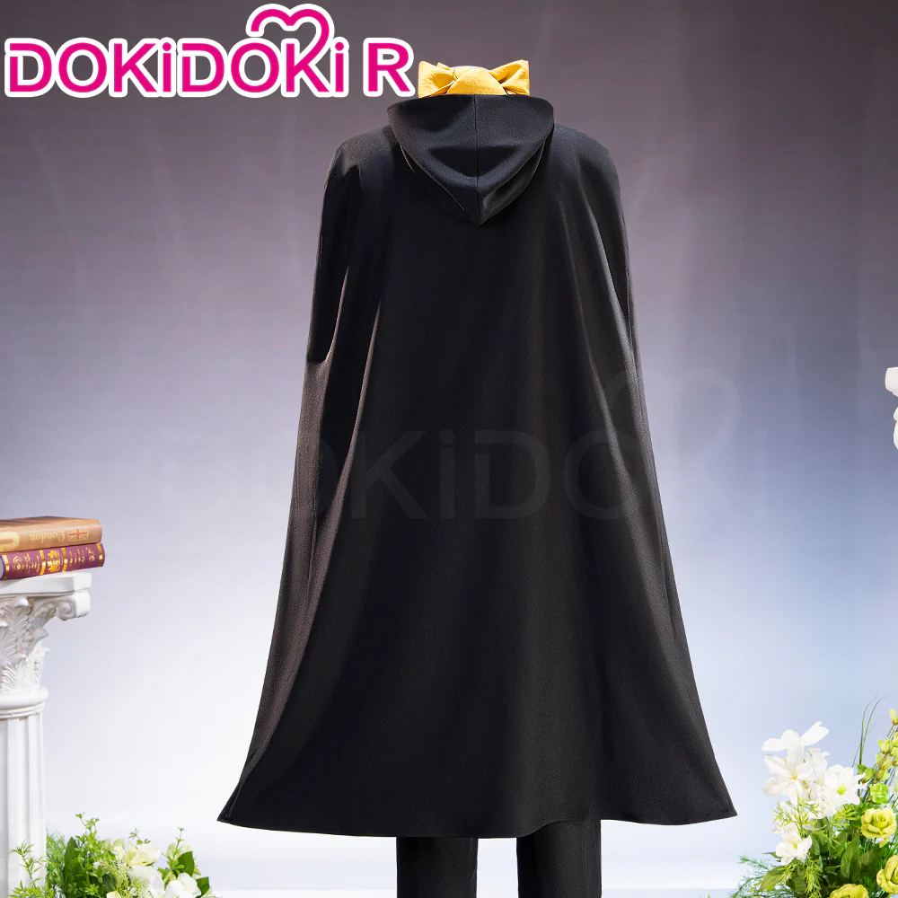 【Size XS-3XL】DokiDoki-R Anime Cosplay Green Black Suit With Cape - Image 3