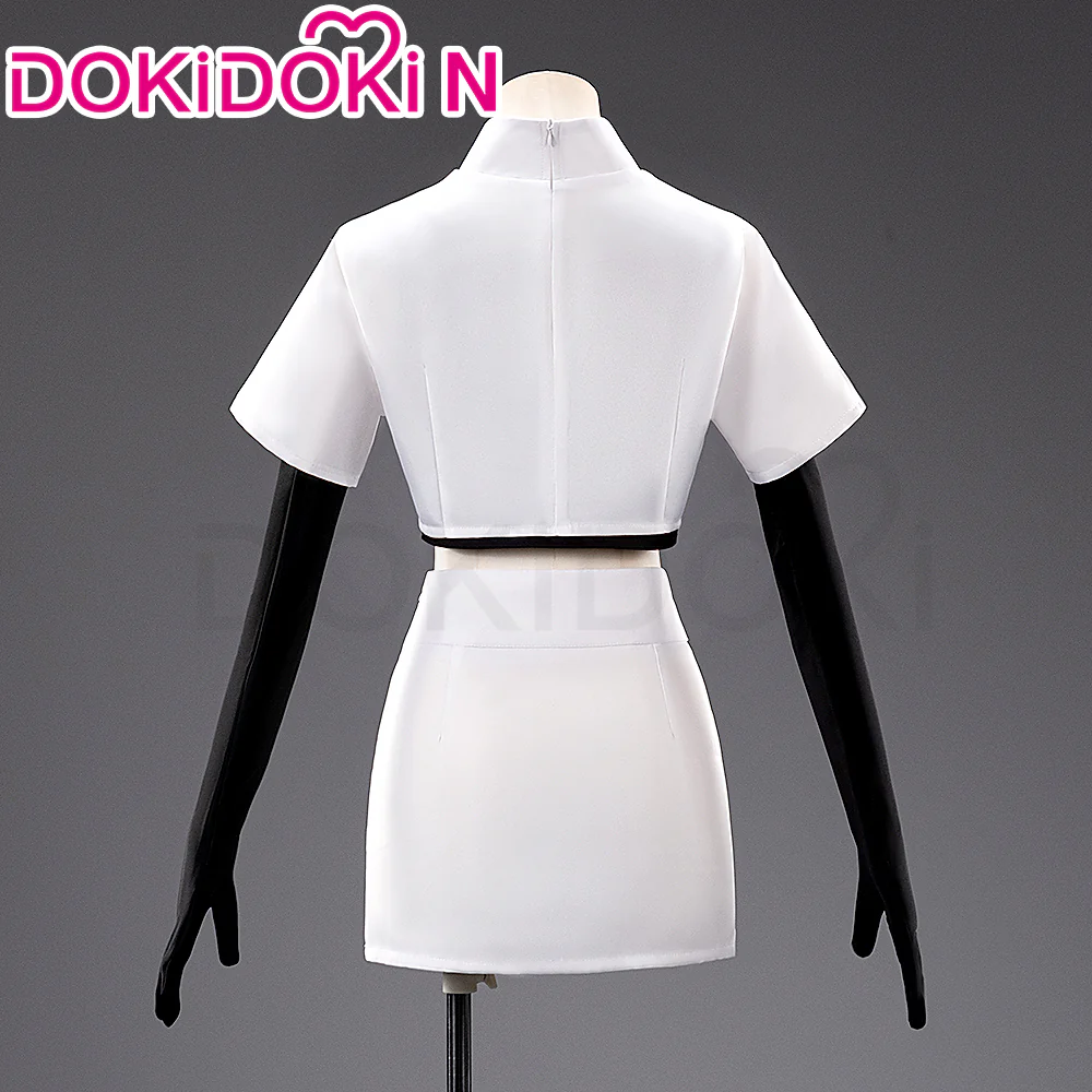 【In Stock】【Size XS-3XL】DokiDoki-N Anime Cosplay White Suit Dress Costume - Image 3