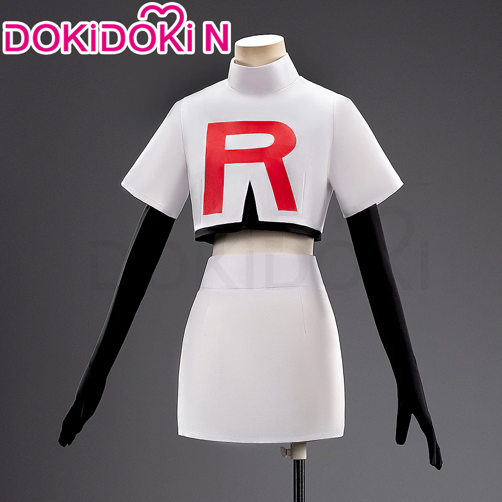 【In Stock】【Size XS-3XL】DokiDoki-N Anime Cosplay White Suit Dress Costume - Image 4
