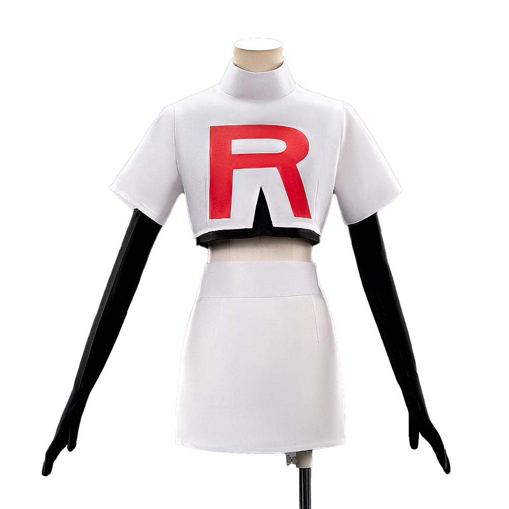 【In Stock】【Size XS-3XL】DokiDoki-N Anime Cosplay White Suit Dress Costume - Image 6