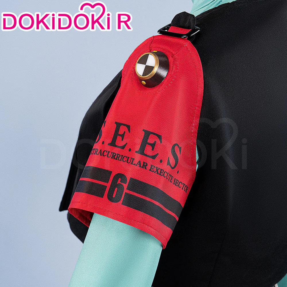 【Size XS-3XL】DokiDoki-R Game Cosplay Combat Uniform Battle Costume / Wig - Image 5