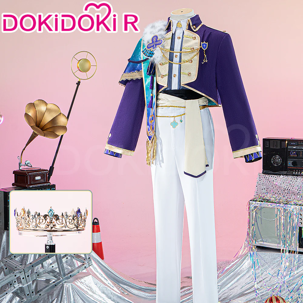 【Size XS-3XL】DokiDoki-R Game Cosplay Kamiishiro Ruii Crown of Suit Costume King of Clubs - Image 2