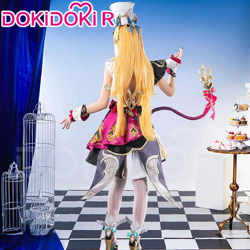 【Ready For Ship】【Last Batch】【Size XS-3XL】DokiDoki-R Game Genshin Impact Cosplay Escoffier Costume Fontaine - Image 6
