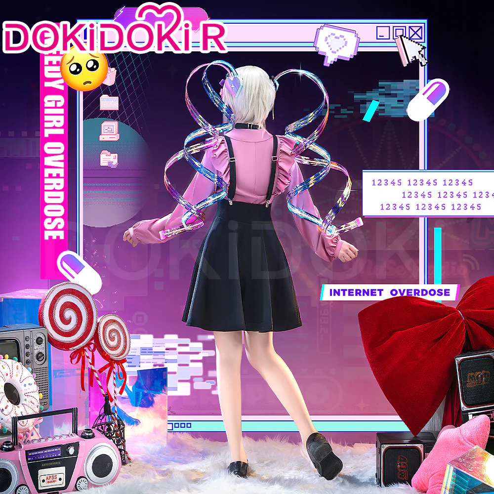【Size XS-3XL】DokiDoki-R Game NEEDY GIRL OVERDOSE Cosplay KAngel Cospaly Costume Daily - Image 3
