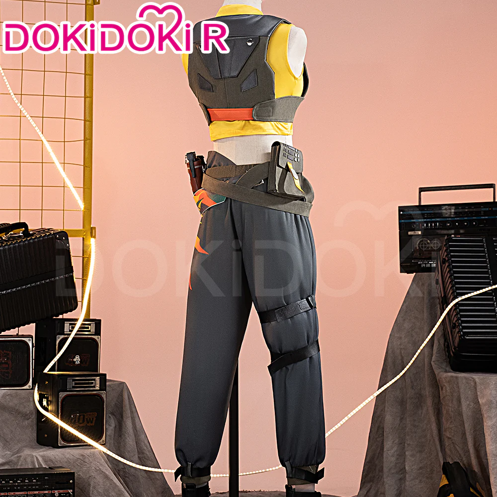 【Size XS-3XL】DokiDoki-R Game Valorant Cosplay Raze Costume Tayane Alves - Image 3