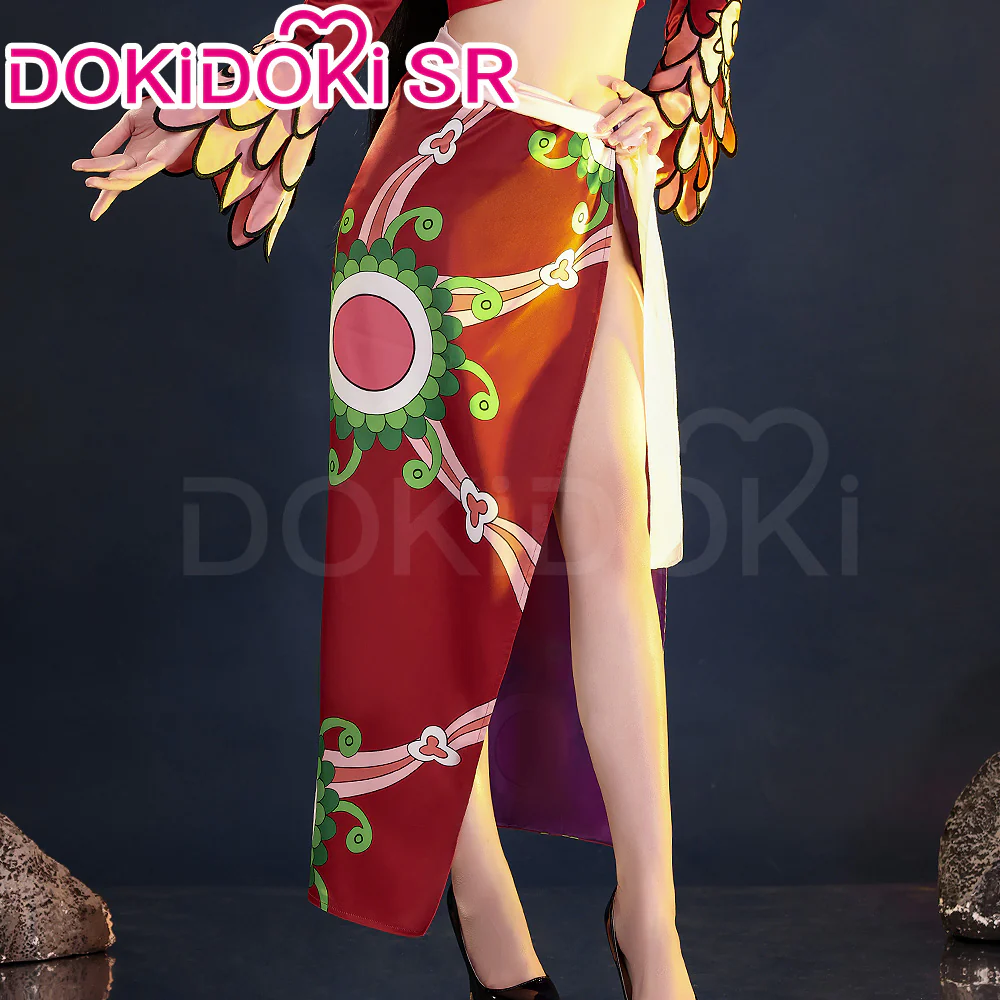【Ready For Ship】【Size XS-3XL】DokiDoki-SR Anime Cosplay Red Costume White Cloak Women - Image 4