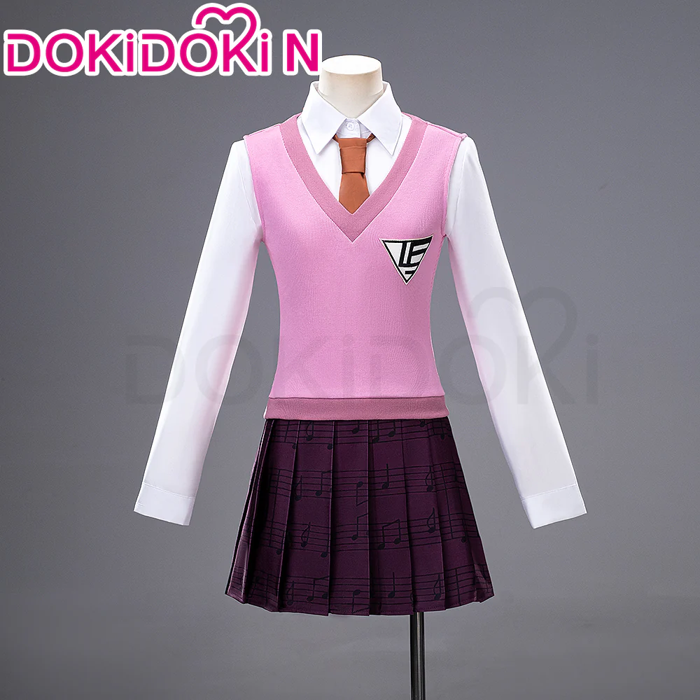 【Size XS-3XL】【In Stock】DokiDoki-N Game Cosplay Costume Pink Dress Suit