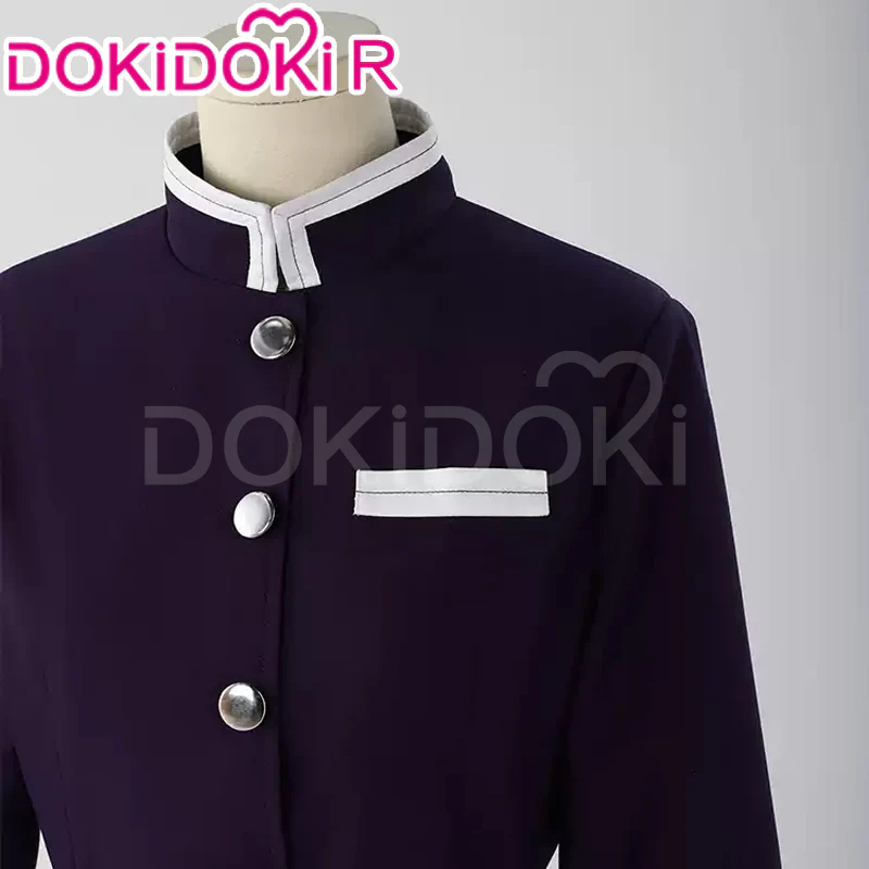 【Size XS-XL】DokiDoki-R Anime Cosplay Black White Costume Women - Image 3
