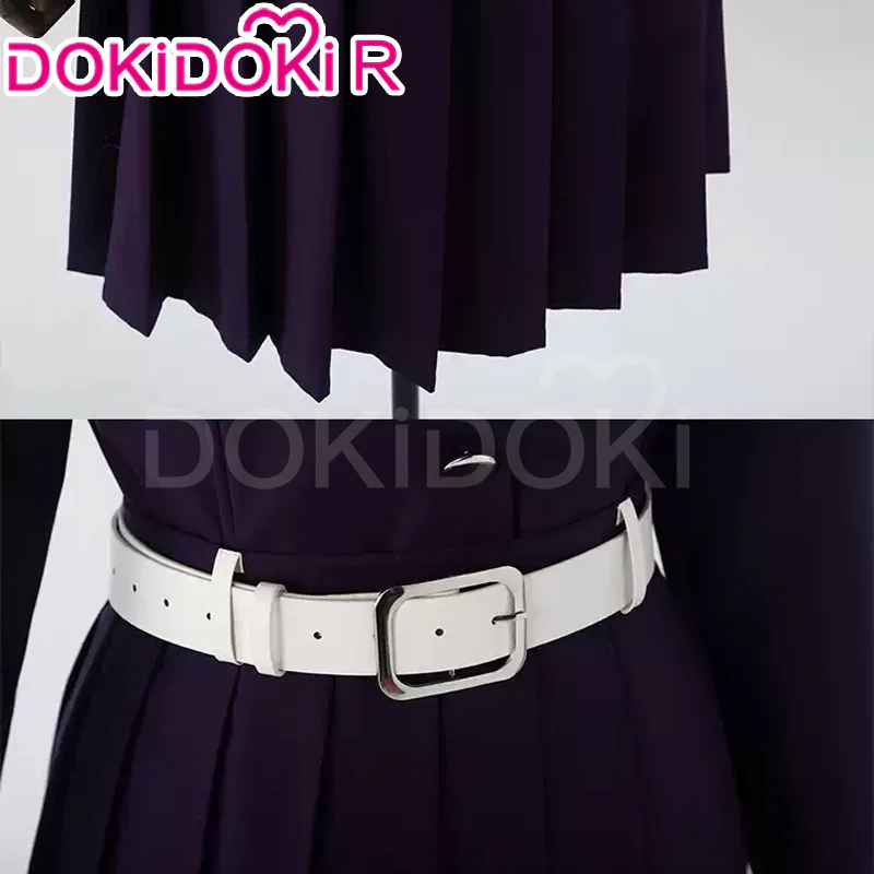 【Size XS-XL】DokiDoki-R Anime Cosplay Black White Costume Women - Image 4
