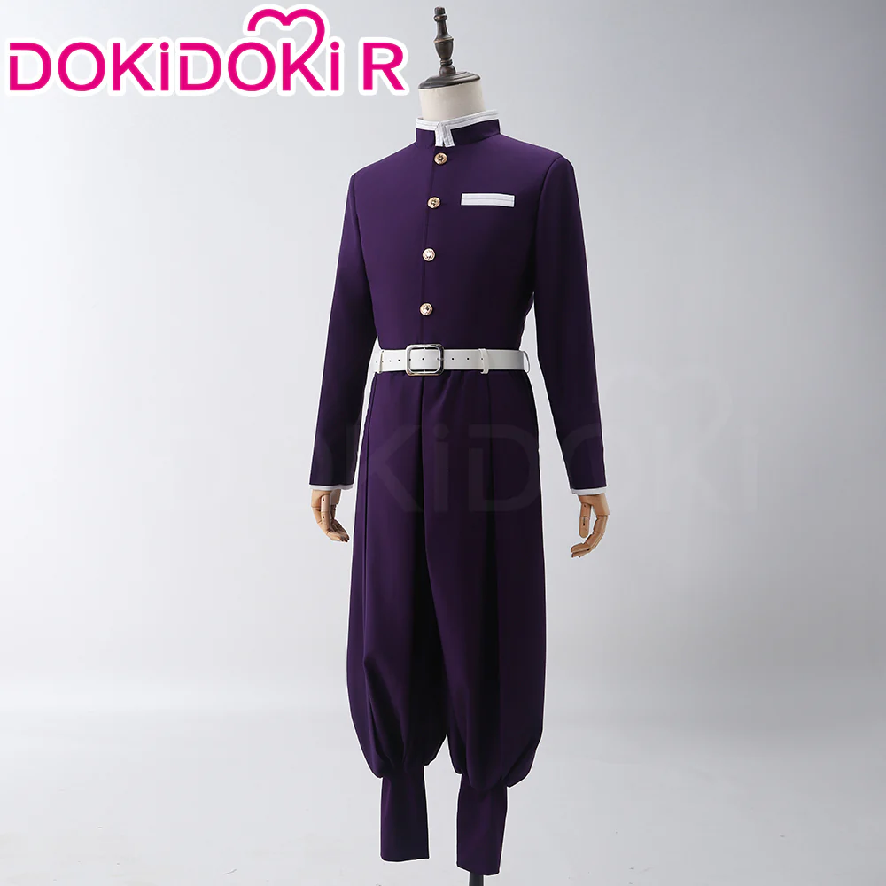 【Size XS-XL】DokiDoki-R Anime Cosplay Women Purple Uniform Kimono Halloween - Image 3