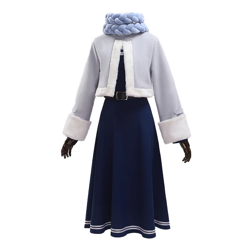 【Partially Ready For Ship】【Size S-XL】DokiDoki-R Anime Cosplay Feern Costume Winter Wear - Image 10