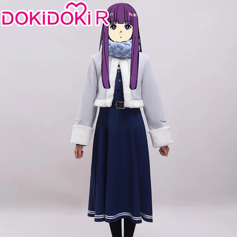 【Partially Ready For Ship】【Size S-XL】DokiDoki-R Anime Cosplay Feern Costume Winter Wear - Image 16