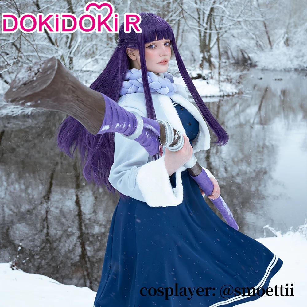 【Partially Ready For Ship】【Size S-XL】DokiDoki-R Anime Cosplay Feern Costume Winter Wear - Image 3