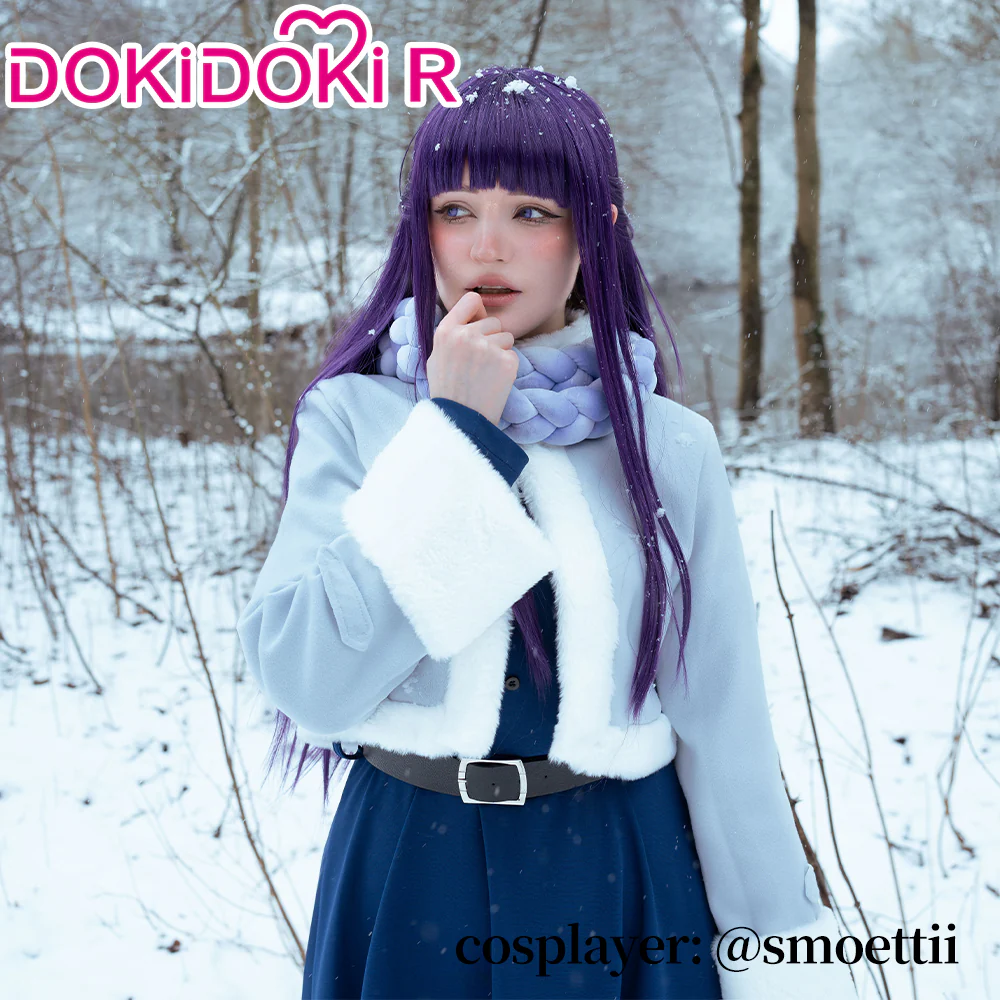 【Partially Ready For Ship】【Size S-XL】DokiDoki-R Anime Cosplay Feern Costume Winter Wear - Image 5