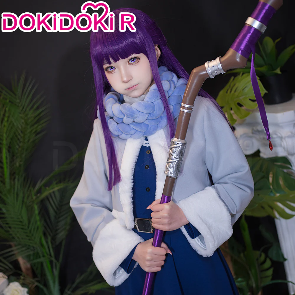 【Partially Ready For Ship】【Size S-XL】DokiDoki-R Anime Cosplay Feern Costume Winter Wear - Image 7