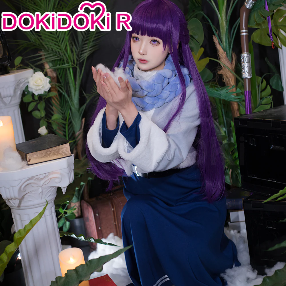 【Partially Ready For Ship】【Size S-XL】DokiDoki-R Anime Cosplay Feern Costume Winter Wear - Image 8