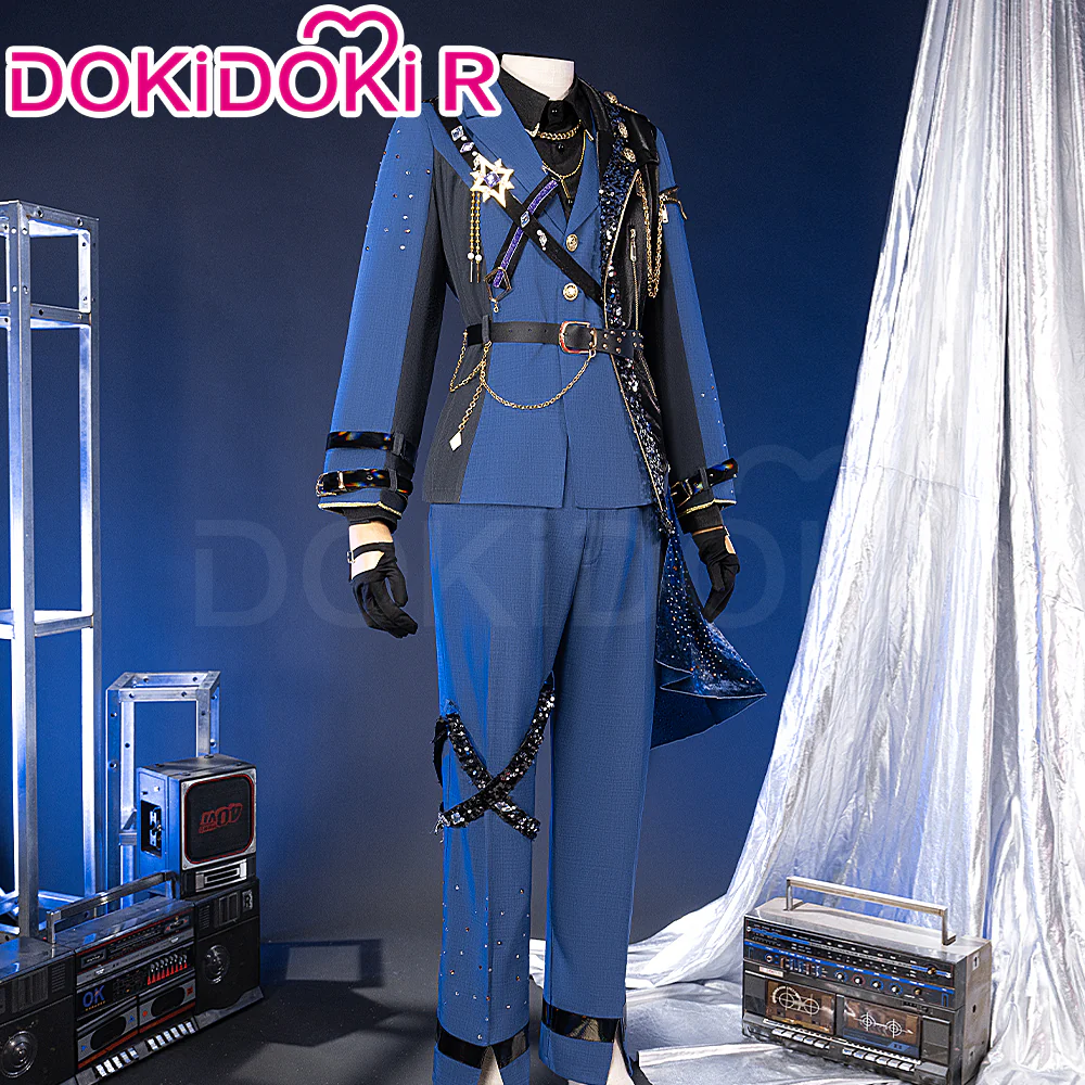 【Size XS-XL】DokiDoki-R Game Cosplay Ensemble Stars Blue Suit ES - Image 2