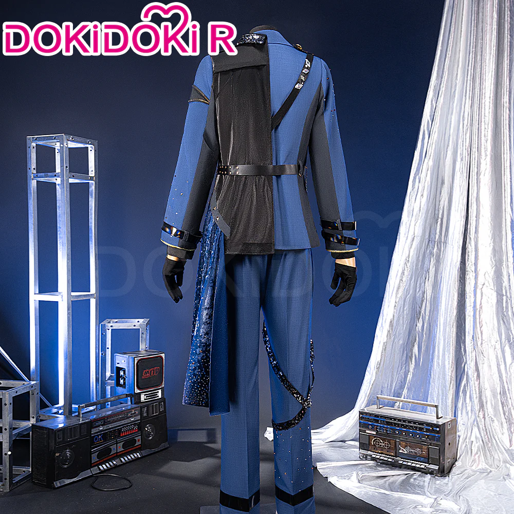 【Size XS-XL】DokiDoki-R Game Cosplay Ensemble Stars Blue Suit ES - Image 3