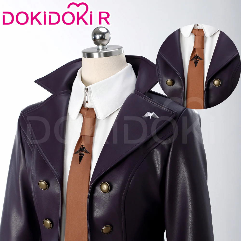 【Partially Ready For Ship】【Size XS-XL】DokiDoki-R Game Cosplay Black Dress Suit Costume - Image 3