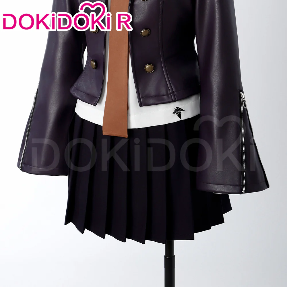【Partially Ready For Ship】【Size XS-XL】DokiDoki-R Game Cosplay Black Dress Suit Costume - Image 4