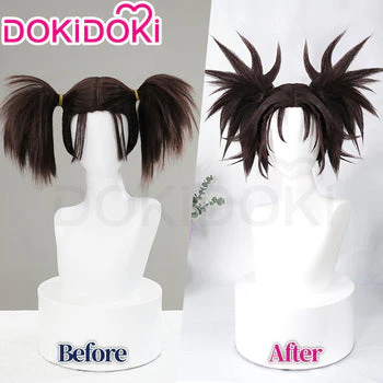 【US/EU LOCAL SHIPPING 】DokiDoki-R Anime Cosplay White Red Costume / Wig - Image 8