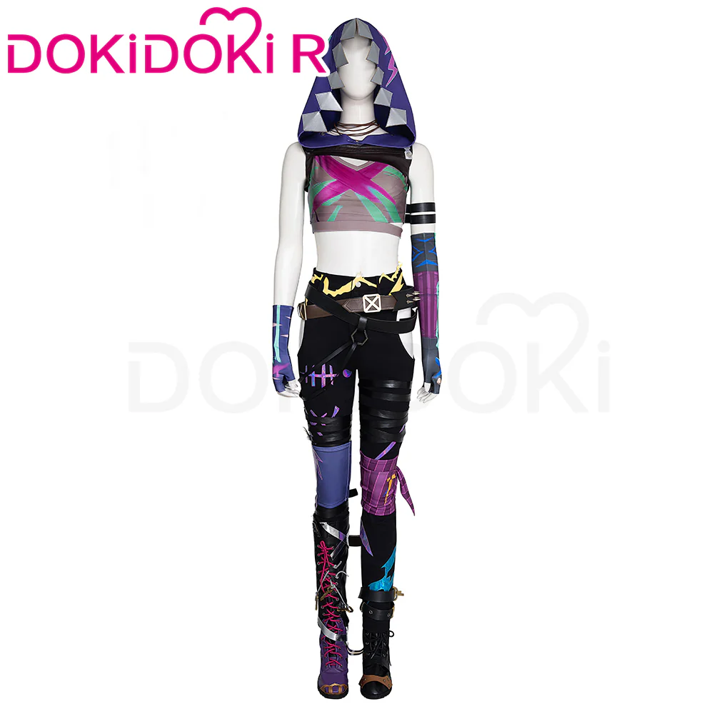 【Size XS-3XL】DokiDoki-R Anime Cosplay Fractured Jinxx Costume - Image 2