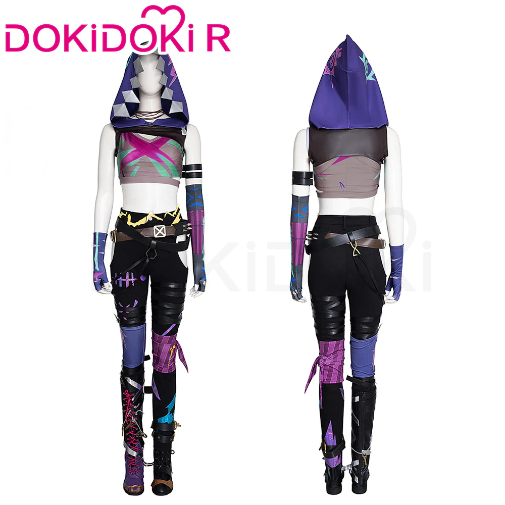 【Size XS-3XL】DokiDoki-R Anime Cosplay Fractured Jinxx Costume - Image 3