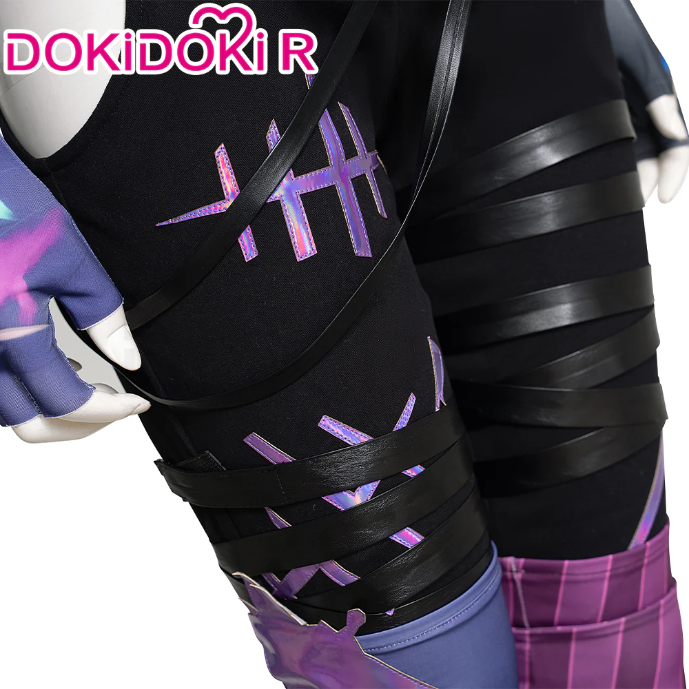 【Size XS-3XL】DokiDoki-R Anime Cosplay Fractured Jinxx Costume - Image 5