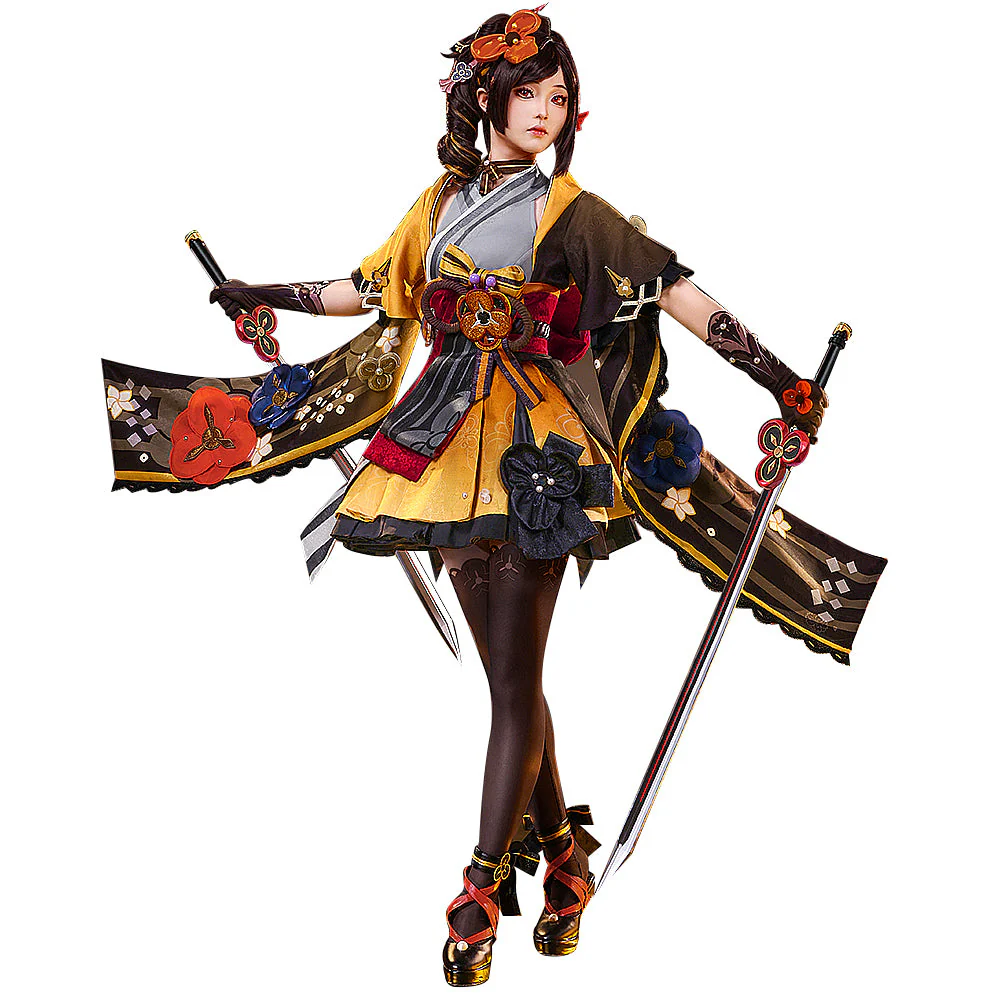 【US LOCAL SHIPPING 】DokiDoki-SR Game Genshin Impact Cosplay Chiori Costume / Wig Fontaine - Image 6