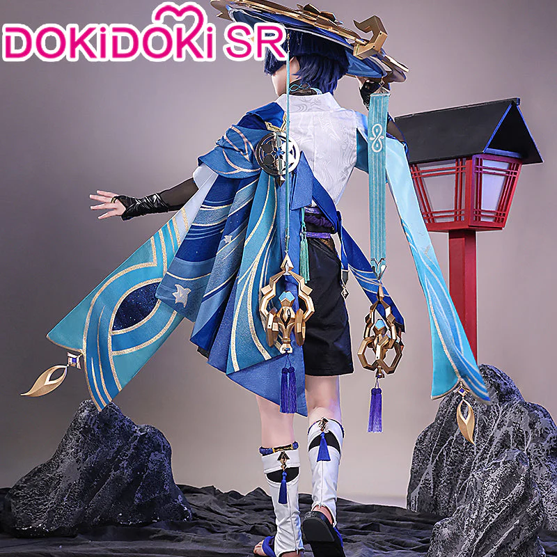 【US/EU LOCAL SHIPPING 】【Size S-3XL】【Bust Lighting】DokiDoki-SR Game Genshin Impact Cosplay Wanderer Costume Scaramouche - Image 3