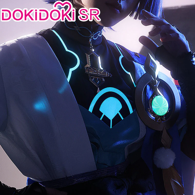 【US/EU LOCAL SHIPPING 】【Size S-3XL】【Bust Lighting】DokiDoki-SR Game Genshin Impact Cosplay Wanderer Costume Scaramouche - Image 5