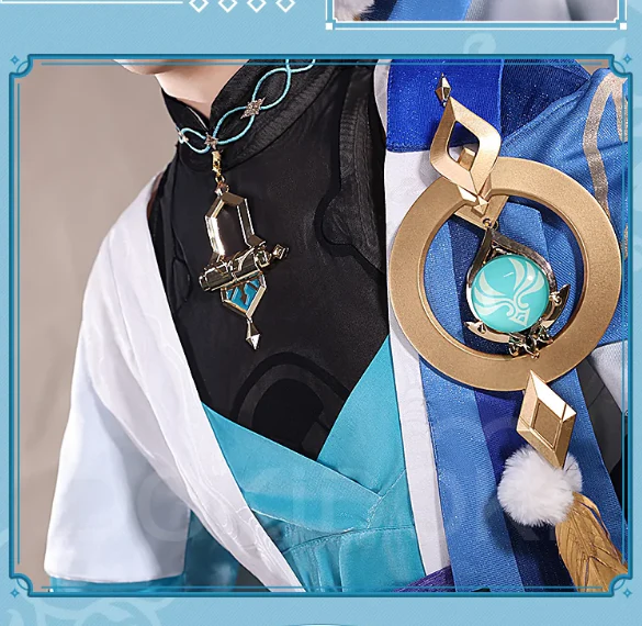 【US/EU LOCAL SHIPPING 】【Size S-3XL】【Bust Lighting】DokiDoki-SR Game Genshin Impact Cosplay Wanderer Costume Scaramouche - Image 6