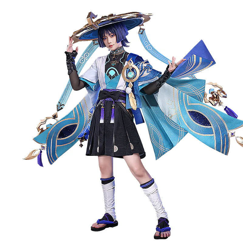 【US/EU LOCAL SHIPPING 】【Size S-3XL】【Bust Lighting】DokiDoki-SR Game Genshin Impact Cosplay Wanderer Costume Scaramouche - Image 7