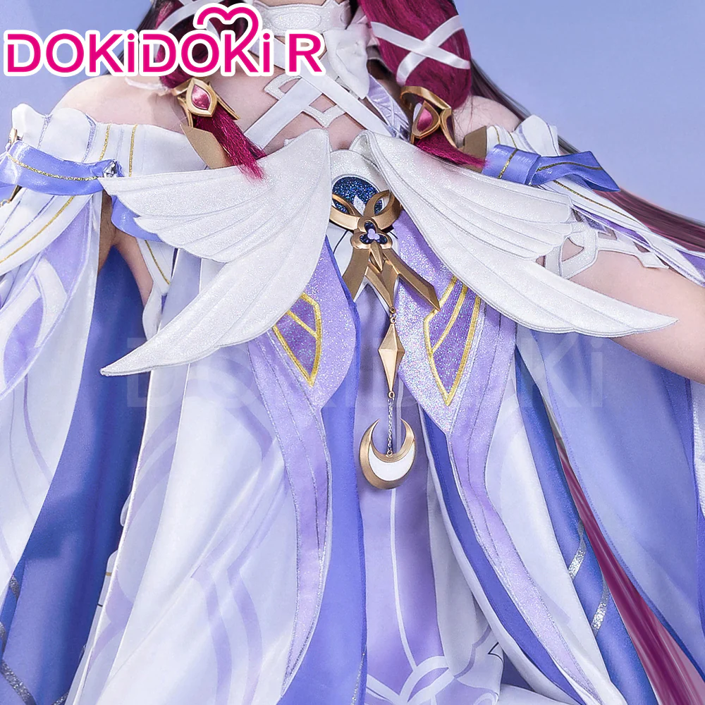 【Partially Ready For Ship】【Size S-3XL】DokiDoki-R Game Genshin Impact Cosplay Columbina Costume Moon Maiden Song of the Welkin Moon NodKrai Nod Krai - Image 3