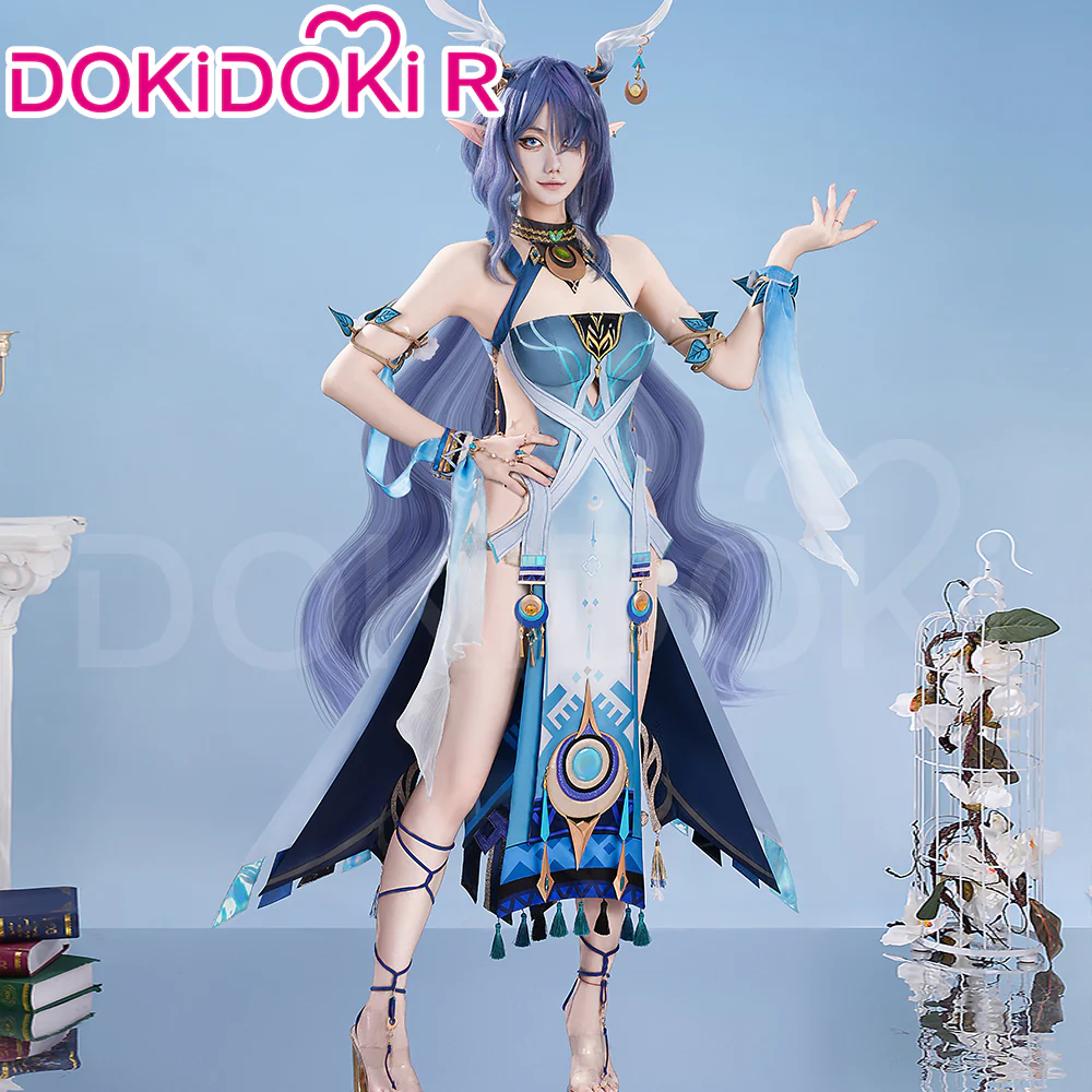 【Partially Ready For Ship】【Size XS-2XL】DokiDoki-R Game Genshin Impact Cosplay Lauma Costume Song of the Welkin Moon Nod Krai - Image 8