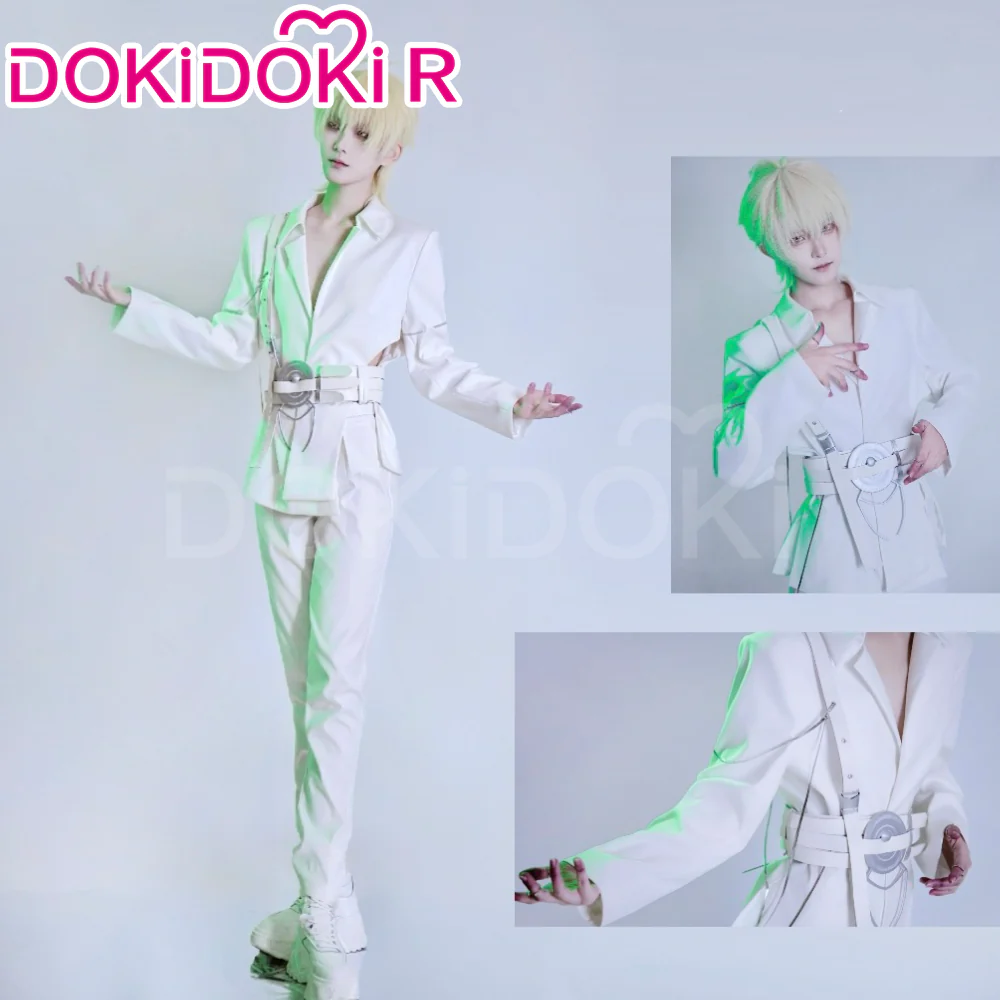【US LOCAL SHIPPING 】DokiDoki-R Music Video Cosplay White Suit Costume R7
