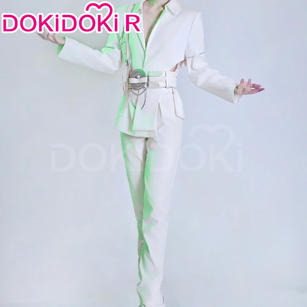 【US LOCAL SHIPPING 】DokiDoki-R Music Video Cosplay White Suit Costume R7 - Image 2