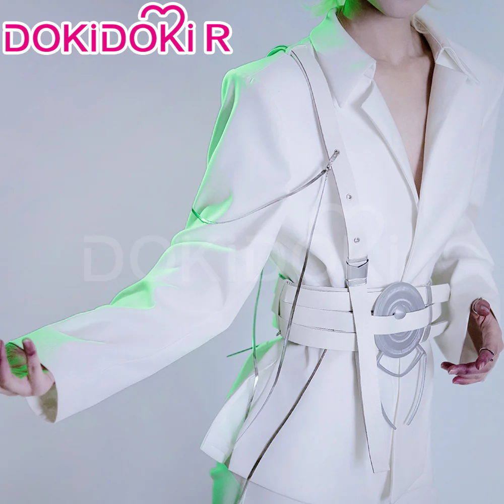 【US LOCAL SHIPPING 】DokiDoki-R Music Video Cosplay White Suit Costume R7 - Image 3