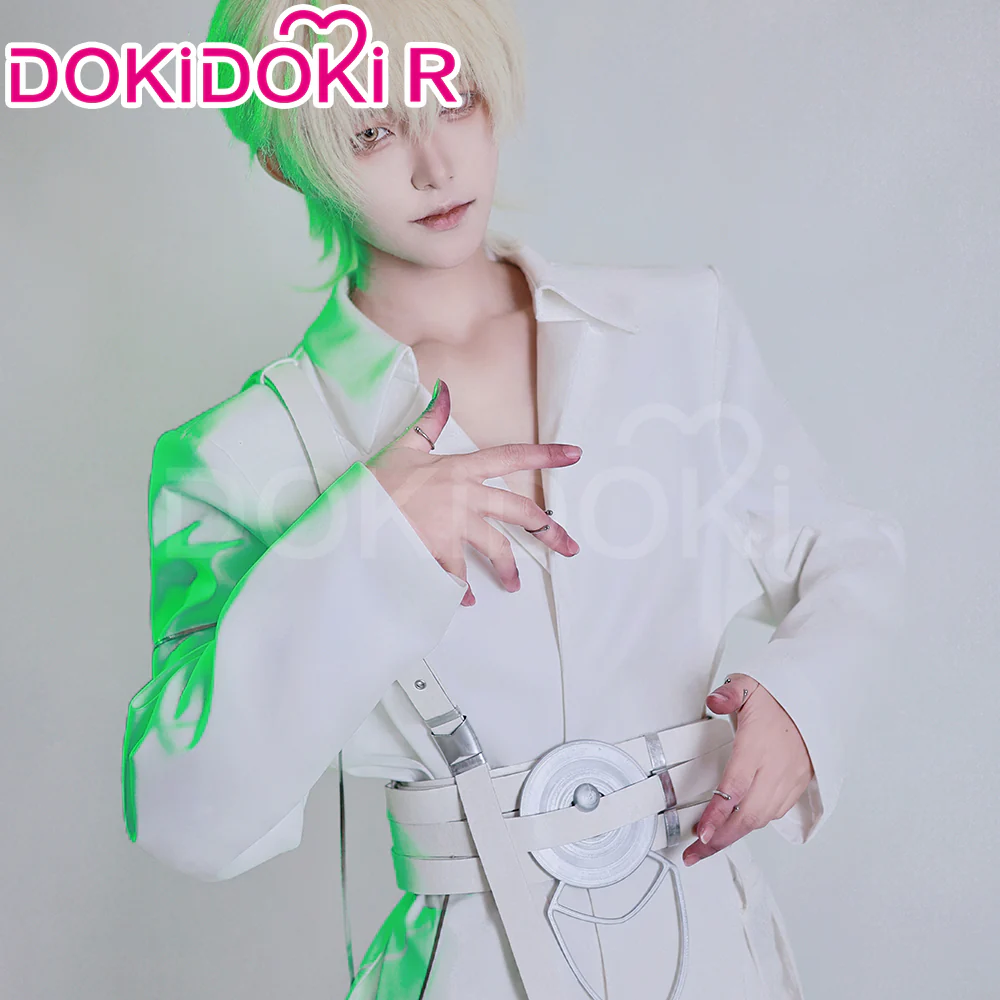 【US LOCAL SHIPPING 】DokiDoki-R Music Video Cosplay White Suit Costume R7 - Image 5